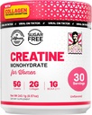 La creatina dei laboratori della vecchia scuola per le donne – il supplemento di post-allenamento con la polvere di Monoidrato della creatina di 5000mg, il collagene di 2000mg & BCAA 2:1:1 per il supporto di resistenza & recupero – non aromaed - 8.57 Ounce (pacchetto di 1)
