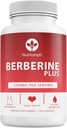 Berberine Plus 1200mg con Royal Jelly – Supporta la gestione del peso, il metabolismo della salute del cuore e del glucosio – 120 capsule vegane – Non OGM, Made in USA