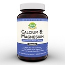 Integratore di calcio vegetale e magnesio con Boron, Vitamina D3 & K2 MK-7 - Rapporto ottimale di calcio-magnosio per la forza e la salute del chiodo, Vegan, Non OGM, Allergeni-Free, 120 capsule