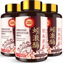 Lumbrokinase 100mg (Max Activity 1,000,000 LKU),Nattokinase 100mg-2,000 FU di attività e Red Yeast Rice 300mg, Lumbrokinase Enzymes Supplemento per Circulatory,Cognition,180 Capsule (Pack of 3)