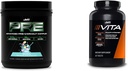 PRE JYM X - Polvere di allenamento pre ondeggianti & Vita JYM Multivitamina sportiva per atleti 60 compresse