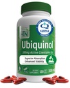 Ubiquinol 300mg 120 Softgels come Kaneka QH ridotto CoQ-10 | stabilizzato - 3 ° partito testato | Biodisponibilità potenziata | Cardiovascolare & Mitochondria Funzione Support | Non OGM