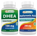 I migliori naturali DHEA 100 mg e acido ialuronico 200 mg