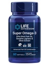 Estensione della vita Super Omega-3 EPA/DHA Fish Oil, sesamo Lignans & Olive Extract – Salute del cuore, Salute del cervello, Inflammation Health Support, Cholesterol Health Support, Gluten-Free, Non-OGM, 60 Softgels