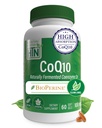 Nutrizione della salute CoQ-10 100mg con BioPerine 60 Softgels | Alto assorbimento naturalmente Fermentato USP Grade Coenzyme Q10 Supplemento | 3rd Party Testato | Salute del cuore e supporto energetico