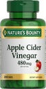 Aceto di sidro di mele bounty della natura 480 mg Pillole, vegetale di supplemento vegetariano, 200 compresse
