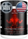 VIOLENCE Stim Free Pre Workout Powder di REVSCI, Precision Dosed Non Stim Preworkout Pump Pre Workout Caffeine Free Pre Workout Powder, Pump Supplement & Stimulant Free Nitric, Watermelon, 25 Servings