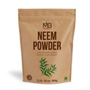 Polvere di neem puro di erbe di MB 2 lb | 32 oz | 908 Grammo | Polvere di neem naturale puro al 100% | Integratore di neem molto più grande per capelli della pelle & Detox | Azadirachta Indica
