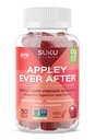 SUKU Appley Ever After Gummies – Aceto di sidro di mele con B12 e Folate metilato – Senza zucchero, senza glutine, Vegan Detox & Energy Support – Stupefacente aroma di mela – 50 Count