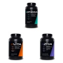 JYM Supplemento Scienza Omega JYM Fish Oil + Vita JYM Sport Multivitamin & Mineral Support ZMA