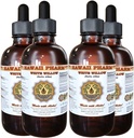Estratto di liquido salice bianco, salice bianco organico (Salix Alba) tintura di corteccia secca, supplemento di erbe, Hawaii Pharm, Made in USA, 4x4 fl.oz