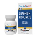 Picolinato Cromo Sorgente Superiore - Formula Supplemento Supporta Metabolismo Zucchero sano - 500 mcg, 50 compresse Dissolve istantaneo