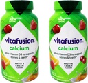 VitaFusion Calcium con Vitamina D3 - 2 100 Conte Bottiglie - 200 Gummies Totale