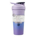 BlenderBottle Sport Sleek In acciaio inox Shaker Bottiglia con filo Whisk, 25-Ounce, Ombre Lavanda – Protein Shakes & Hydration per atleti e fitness Enthusiasts, Easy Mixing, Slim Facile da tenere, mantiene Bevande freddo, Lockable Lid