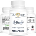 Integratore alimentare farmaceutico Bio-Tech (K-Bicarb, 100 Count)