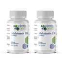 Melatonina 120mg | Melatonina mono-polvere in capsule Easy-to-Swallow | Vegan, Non-GMO & Gluten-Free | US-Made Extra Strength (2-Pack)