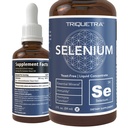 Selenio - 200 mcg, Selenomethionine Form, 300 Serve - Vegan, Bottiglia di vetro, Lieto Libero - Sublingual Liquid Concentrate - Antiossidante, Supporta l'immunità, tiroide Salute (2 oz.)