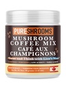 Focus & Think Instant Mushroom Coffee con Ultra Concentrated Lion's Mane Mushroom Extract for Brain Boost - Migliorare la concentrazione, la chiarezza e la concentrazione - Net Wt. 70g/2.47 oz