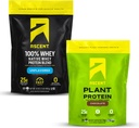 Ascesa Whey + polvere proteica vegetale - 2 lb senza aroma & cioccolato 18 Serve