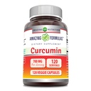 Incredibile Formulas Curcumin Supplemento | 700 Mg | 120 capsule vegetali | Estratto di radice di curcuma | Non-GMO | Gluten Free | Made in USA