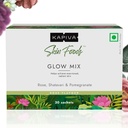 Kapiva Skin Foods Glow Mix | Ayurvedic Skin Supplement, Collagen Powder | Skincare per la pelle luminosa e sana (30 Sachets)