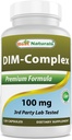 Migliore Naturals DIM Supplemento 100 mg 120 capsule, DIM per Estrogen Metabolism & Balance, Per Menopausa, Body Building, PCOS & Acne ormoni