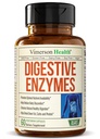 Enzimi Digestivi - Probiotic Multi Enzyme (Enzimas Digestivas) - Integratori Digestivi con Unique Makzyme-Pro Formula - Enzimi Avanzati per Digestione, Movimenti Bowel & Absorbimento Nutriente. 60 tappi