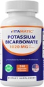 Vitamatic Potassium Supplement, 1020 mg, 240 Capsule Vegtable - Non OGM - Gluten Free - Made in Italy