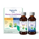 Hyland's Baby Mucus e Cold Relief, Day and Night Value Pack, Infant and Baby Cold Medicine, Decongestant and Cough Relief, 8 Fl Oz