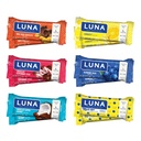 LUNA Bar - Variety Pack - 6 Sapori - Snack Bars - Non OGM - Barre Proteine senza glutine - Realizzate con Avena Organica (12 Pack)