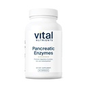 Vital Nutrients Pancreatic Enzymes 1000mg (Full Strength) | Pancreatin Digestion Supplement con Protease, Amylase & Lipase | Enzimi Digestivi | Gluten, Dairy e Soy Free | 90 Capsule