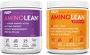 RSP NUTRITION Vegan AminoLean Pre Workout Energy (Acai 25 Serve) con AminoLean Recovery Post Workout Boost (Blood Orange 30 Servings)