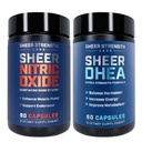 Laboratori di resistenza al cesoio Ossido nitrico + DHEA 100mg - Supplemento di ossigeno nitrico - Miglior integratore di ossido nitrico per gli uomini e DHEA supplemento per gli uomini DHEA 100mg