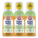 Braccio & Martello Semplicemente Saline Moisturize & Soothe Nasal Mist, Droga-Free idratante Saline Nasal Spray per il sollievo istantaneo per il naso secco, 4.6 Oz (130 g), 3 Pack