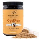 Alpha Dog Nutrition OptiPup All-in-1 Puppy Multivitamin Contiene 31 Superfoods Compresi Probiotici e Prebiotici per il supporto digestivo, Skin & Immune Health e la crescita ottimale (60 Serve)