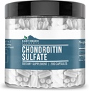 Elementi terrestri Chondroitin Sulfate 200 Capsule, Pure & Undiluted, Senza Additivi