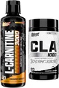 Carnitina liquida di ricerca di Nutrex 3000 - CLA 90 Gel Morbidi - 1000 mg di acido linoleico coniugato Miscela attiva dall'olio di Safflower