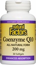 Fattori naturali Coenzyme Q10 - Integratore di supporto antiossidante Supporta la produzione di energia cellulare - Migliore assorbimento Aids Funzione cardiaca sana - 200 mg, 30 Softgels (30 Serve)