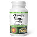 Fattori naturali Ginger 500Mg masticabile, 90 CT