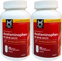 Mark 500mg Acetaminophen MegaSize 2Pack (600 Count Every) 7hm2Dcs