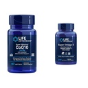 Estensione della vita Super Ubiquinol CoQ10 con il supporto mitocondriale potenziato, ubiquinol CoQ10 & Super Omega-3 EPA/DHA Fish Oil, sesamo Lignans & Olive Extract - Supplemento Omega 3