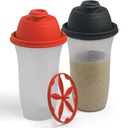 SIGNORA WARE Shaker Bottiglie | Bottiglia di agito di proteine di 17 oncia per la sostituzione del meal Shakes & Smoothies, Bevande, Miscelatura Vestito & Salse, Margarita, & More | 2 Confezione