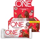 ONE Protein Bars, Peanut Butter Cup, Gluten Free con 20g Protein e 1g Sugar, Pantry Staples, 2.12 oz (12 Conte)