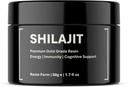 Pure Organic Shilajit Resina | Autentico grado di oro himalayano Harvested 16.000-18.000 ft | 100% puro non filtrato | 85+ Trace Minerals and Fulvic Acid for Energy and Immune Support | Alimentazione di 100 giorni