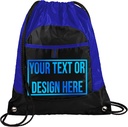 Borsa Cinch personalizzata - Borse personalizzate con logo, Borse con coulisse Gym - Sconto Articoli promozionali con il tuo logo - Piccola borsa con coulisse