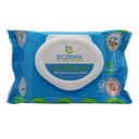 Eczema Flare Wipes® - All-Natural Fast Acting Eczema Relief, Anti-Itch, Riduce l'infiammazione e protegge la pelle Barrier, Soothes & Previene Futuro Flares, pH-Balancing, Conveniente On-The-Go Soluzione 72ct