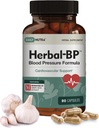 Herbal-BP Natural Blood Pressure Supplement - Supporta la salute circolatoria | Con l'estratto di semi d'uva, l'aglio, il biancospino, la foglia d'oliva & Ashwagandha per il supporto a lungo termine (3-Pack)