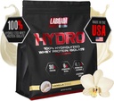 LABRADA Hydro 100% Polvere isolata di proteine del siero idrolizzato puro, senza lattosio, Glutamina, Whey digerente più veloce disponibile, miscelazione istantanea, gusto delizioso 48 Servings 4lb (Vanilla)