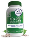 Alimentazione NAD+ Attivatore | NR con PQQ | 300 mg Nicotinamide Riboside + 20 mg PQQ | Mitochondria Maximizer | Non-GMO | Confezione da 60