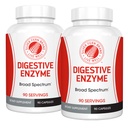 Silver Fern Brand Ultimate High Potency Digestive Enzyme Supplement - 2 bottiglie - 100% Intestinal Coverage - Digestive Comfort - Migliorare la tollerabilità alimentare